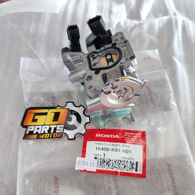 Throttle Body Assy Bodi Set TB Sensor TPS ORI Honda Beat ESP Beat ECO Soopy ESP 2018
