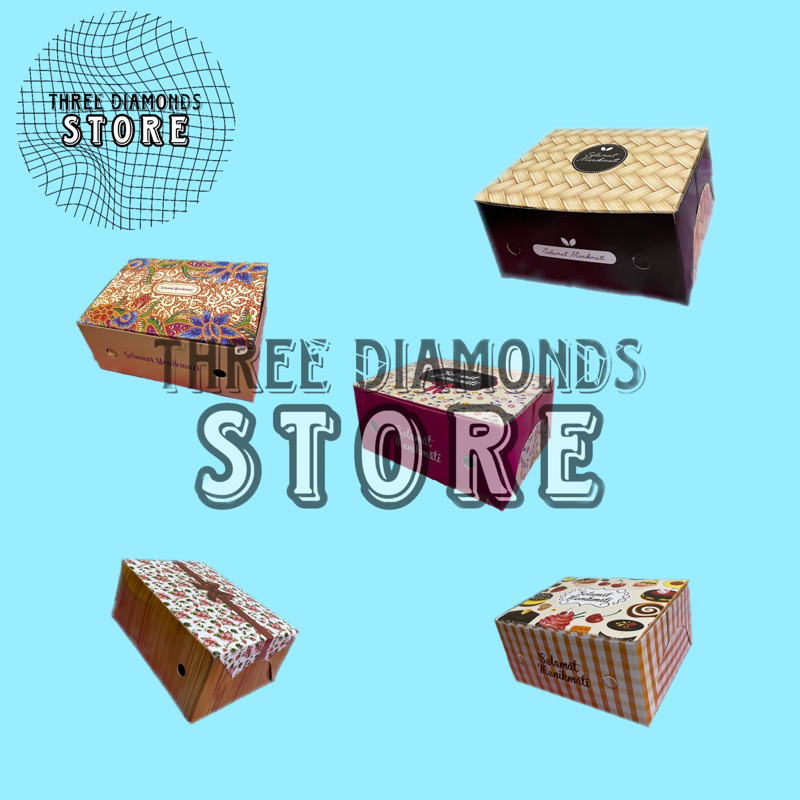 

Dus Kue dan Dus Nasi Bermotif 12 x 14 / 12 x 16