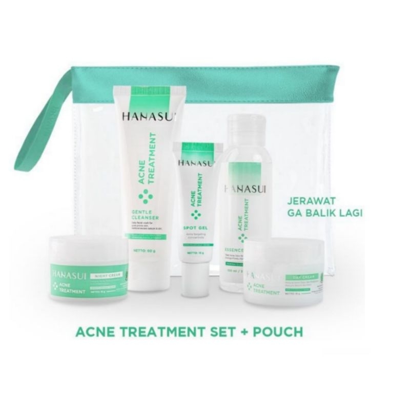 HANASUI Acne Treatment Pouch Series.