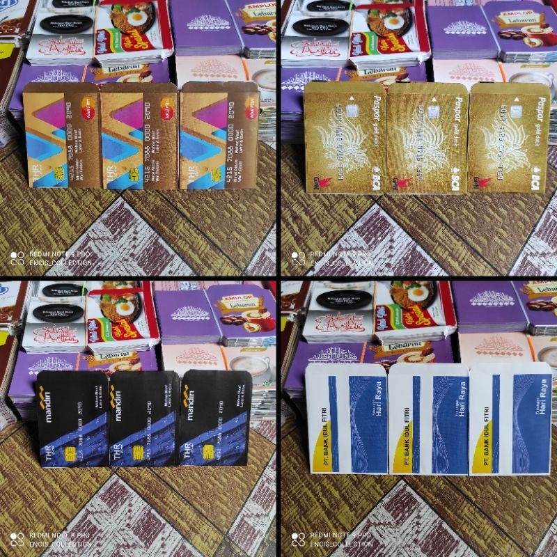 PAKET 1 GENDEL isi 10 pack isi = 100 pcs sudah dilem-Mini bank 10 pack