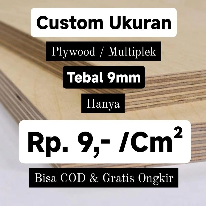 custom ukuran triplek 9mm plywood halus multiplek gread export furniture