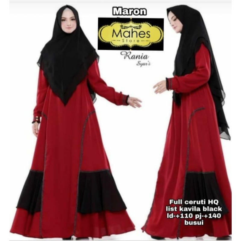 Sale Set Rania Syari gamis+jilbab