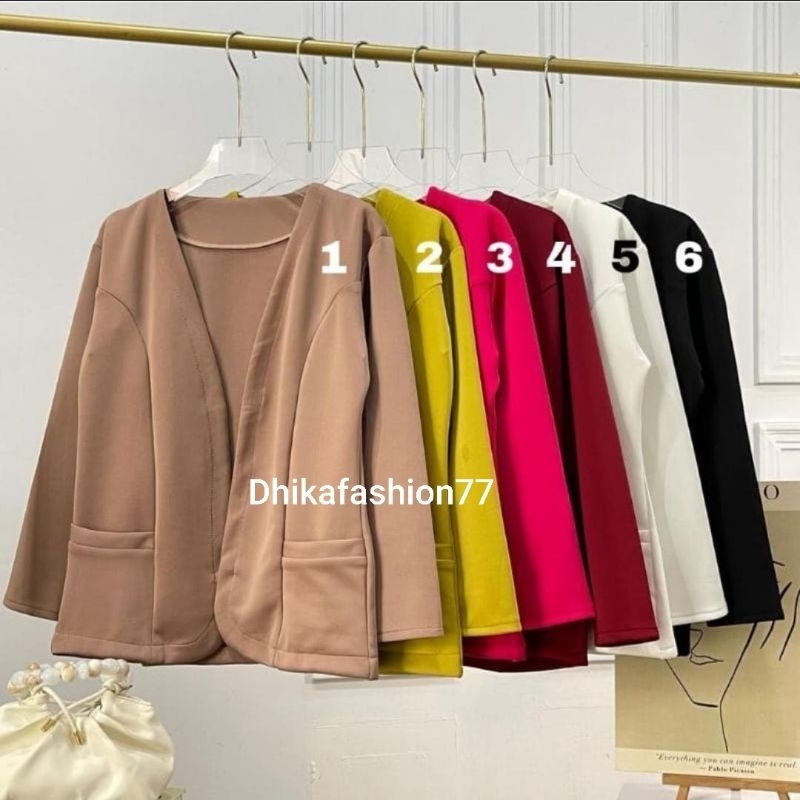 Blazer Outer Scuba //Nabila Blazer Scuba