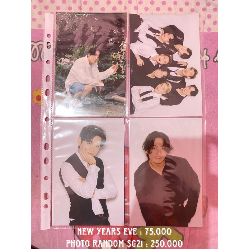 POSTCARD NYEL JUNGKOOK TAEHYUNG OT7 PHOTO RANDOM SG21 JUNGKOOK