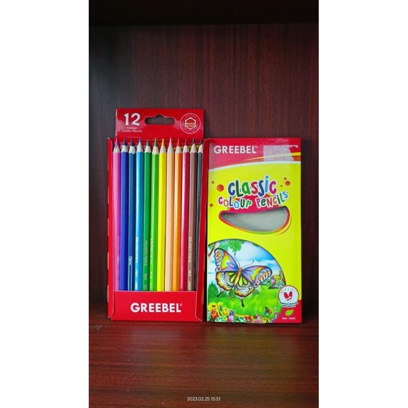 

PENSIL 12 WARNA GREEBEL CLASSIC PANJANG