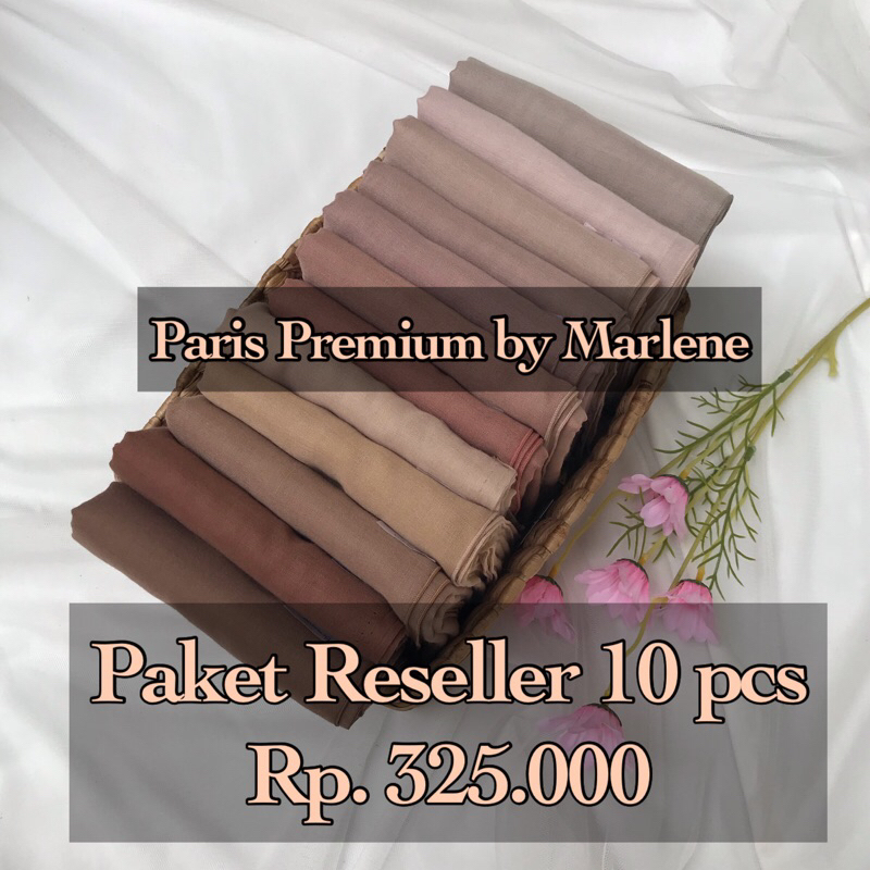 Hijab Segiempat PARIS PREMIUM (PAKET RESELLER)| PARIS VOAL PREMIUM