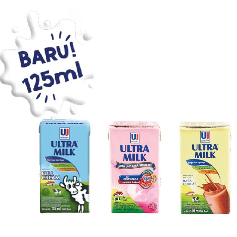 

Ultra Milk (3 Varian Rasa) (125ml)