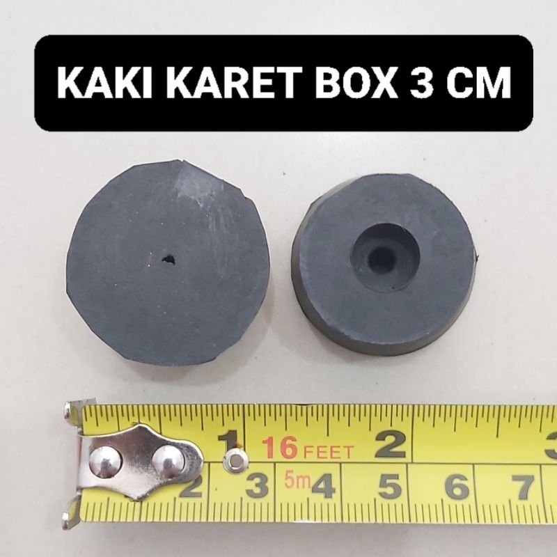 (PER BIJI) Kaki Karet Box Diameter Lebar 3 CM Tinggi 2 CM