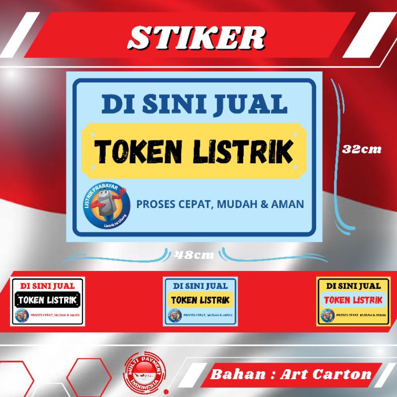 

STIKER JUAL TOKEN LISTRIK