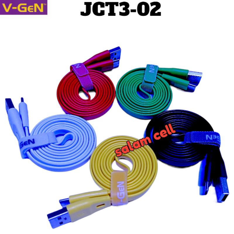 Kabel Data Type-C V-Gen VGC-03 3A Super Speed Original Vgen Vgc 03 Garansi Resmi