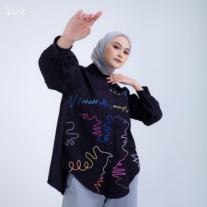Rurik | Doodle Embroidery Black