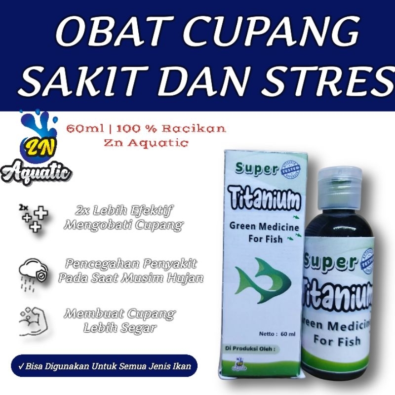 Jual Obat Hijau Cupang Titanium Untuk Pengobatan Dan Perawatan | Shopee