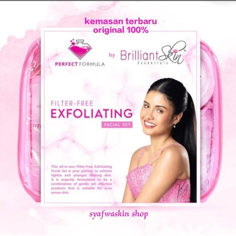 brilliant perfect/exfoliating mild(menghilangkan flex, noda bekas jerawat, komedo putih, komedo