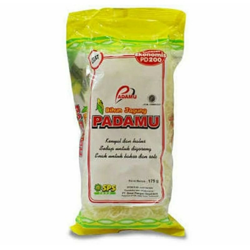 

BIHUN PADAMU KUNING 175gr / BIHUN JAGUNG PADAMU