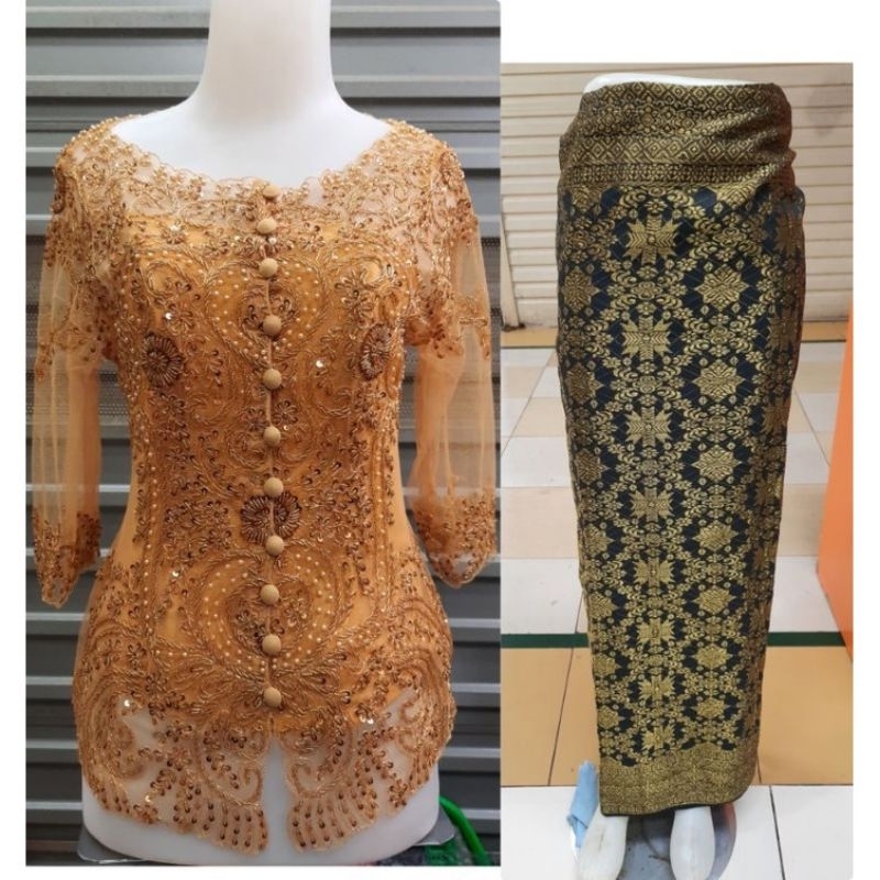 Setelan kebaya payet lengan 7/8 kebaya payet wisuda//kebaya modern//kebaya terlarisss//kebaya payet kekinian//kebaya pesta