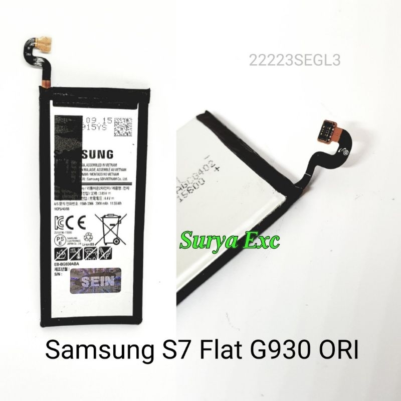 Baterai ORIGINAL Samsung Galaxy S7 Flat S7Flat S7 Plat G930
