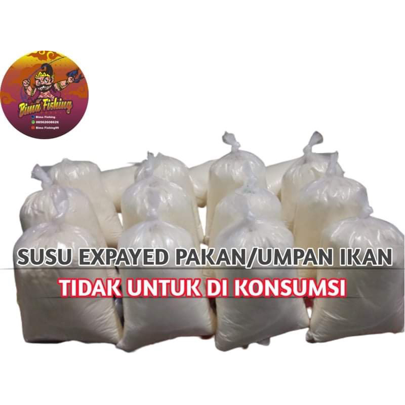 SUSU AFKIR, Expayet BAHAN TAMBAHAN UMPAN DAN PAKAN TERNAK 500gr. REPACK SUSU AFKIR