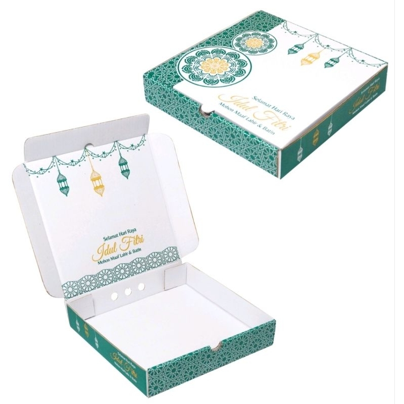 

Box 21x21x5 cm LS Idul Fitri Kardus/Karton/Hampers/Parcel/IdulFitri/Lebaran