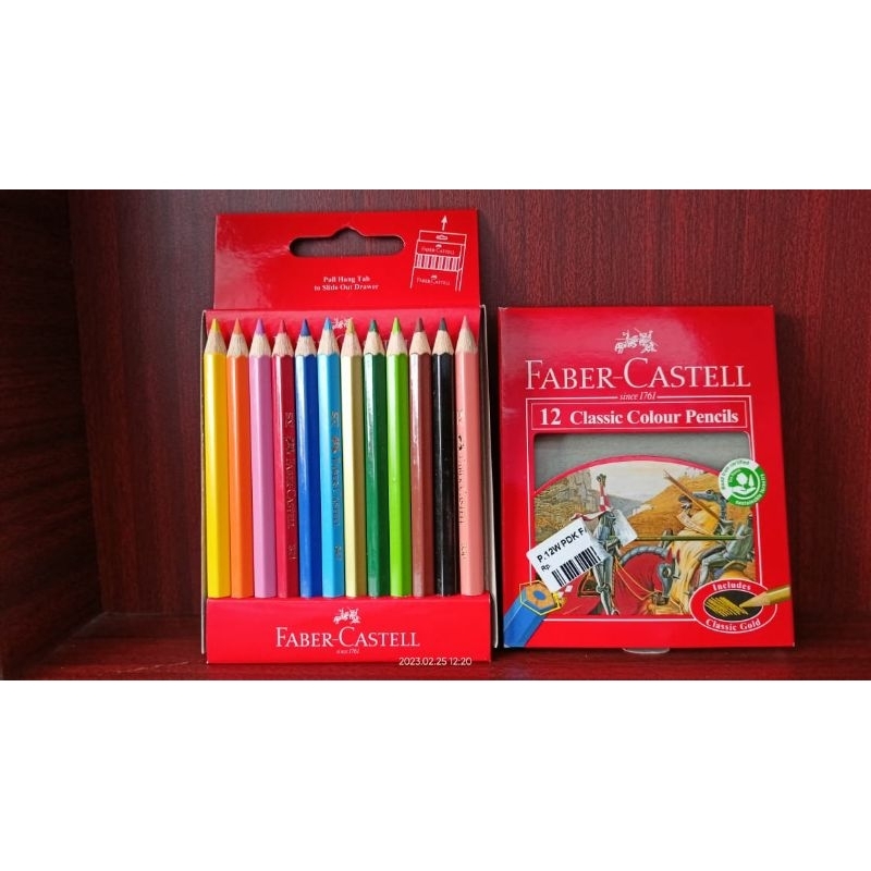 

PENSIL 12 WARNA FABER CASTEL PENDEK