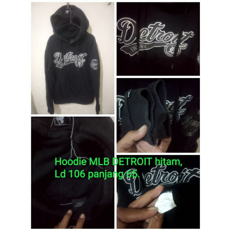 Hoodie MLB DETROIT HITAM