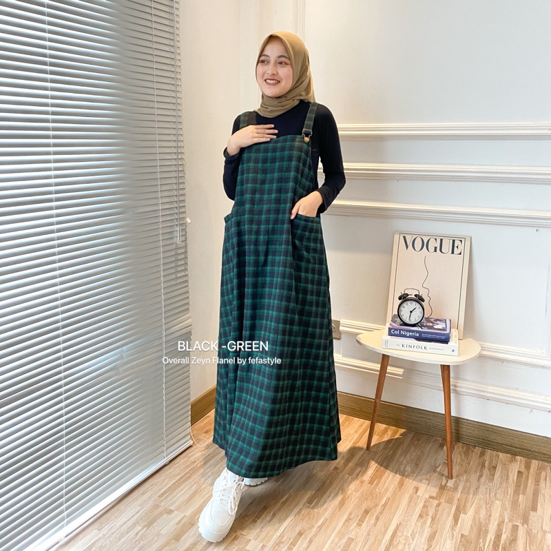 OVERALL FLANEL- ZEYN OVERALL FLANEL- by fefastyle