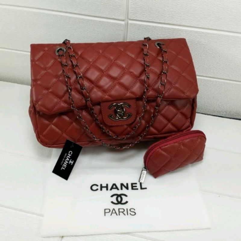 Tas Selempang Wanita Bordil CN MAXI  FREE Dompet Mini  Maira Fashion Batam Kunci Terbaru Kekinian