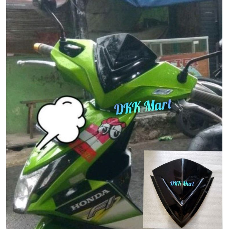 VISOR HONDA BEAT FI ESP 2014 2015 CARBON WINDSHIELD HONDA BEAT FI ESP 2014 2015 CARBON