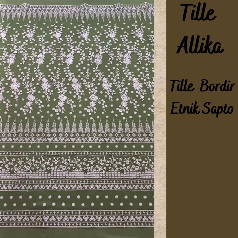 Tille Allika / Tille Bordir Etnik / Tille Bordir Motif Etnik / Tille Bordir Motif Etnik Sumba / Till