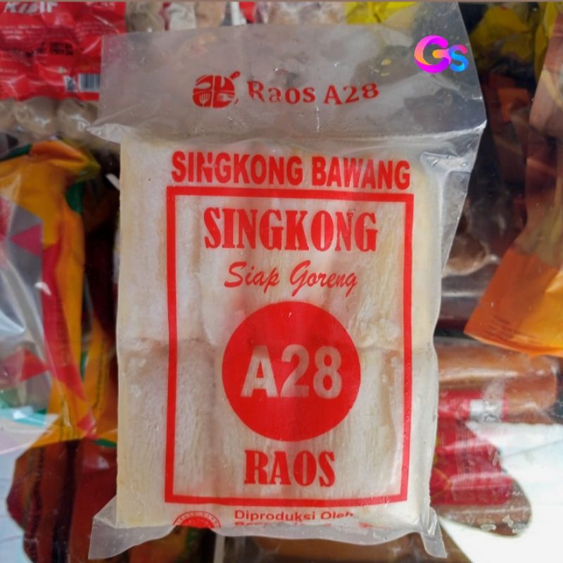 Singkong Siap Goreng Raos A28 Singkong Susu / Singkong Bawang