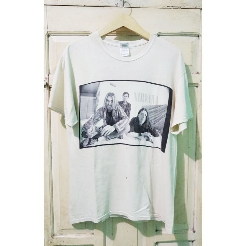 kaos vintage Nirvana portrait preloved