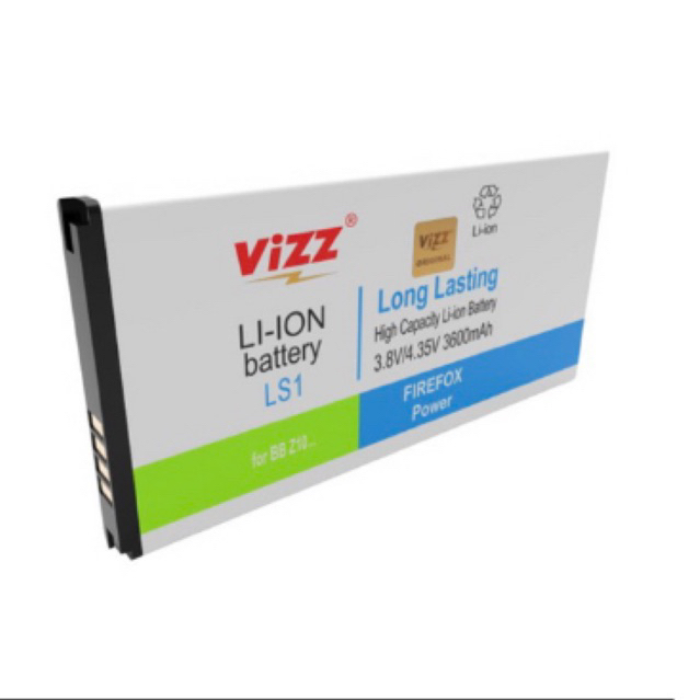 Vizz Baterai Double Power BlackBerry LS1/Z10  Original