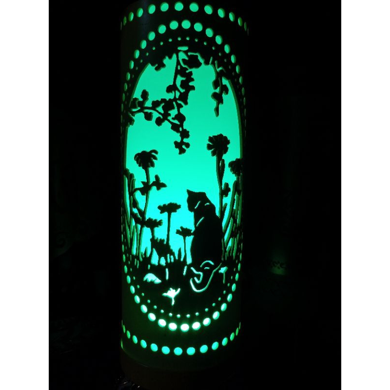 Lampu hias pipa paralon PVC karakter