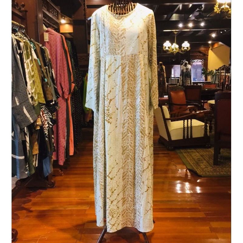 Gaudia Dress by Dian Pelangi TERBARU Busana Muslim Gaun Batik Wanita Cantik Modis Casual Formal