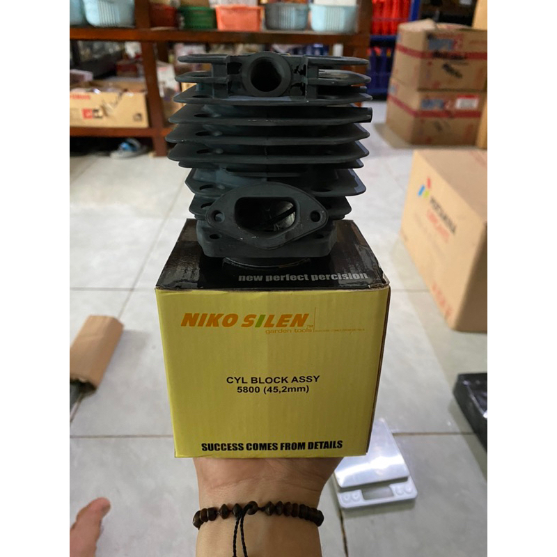 CYLINDER ASSY CHAINSAW MINI NIKO SILEN 5800 | KAS SENSO MINI