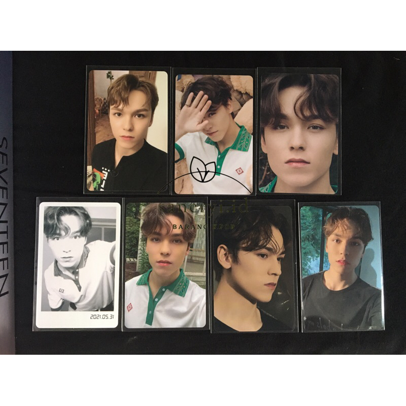 VERNON PC Seventeen official dicon 101 photocard Vernon official