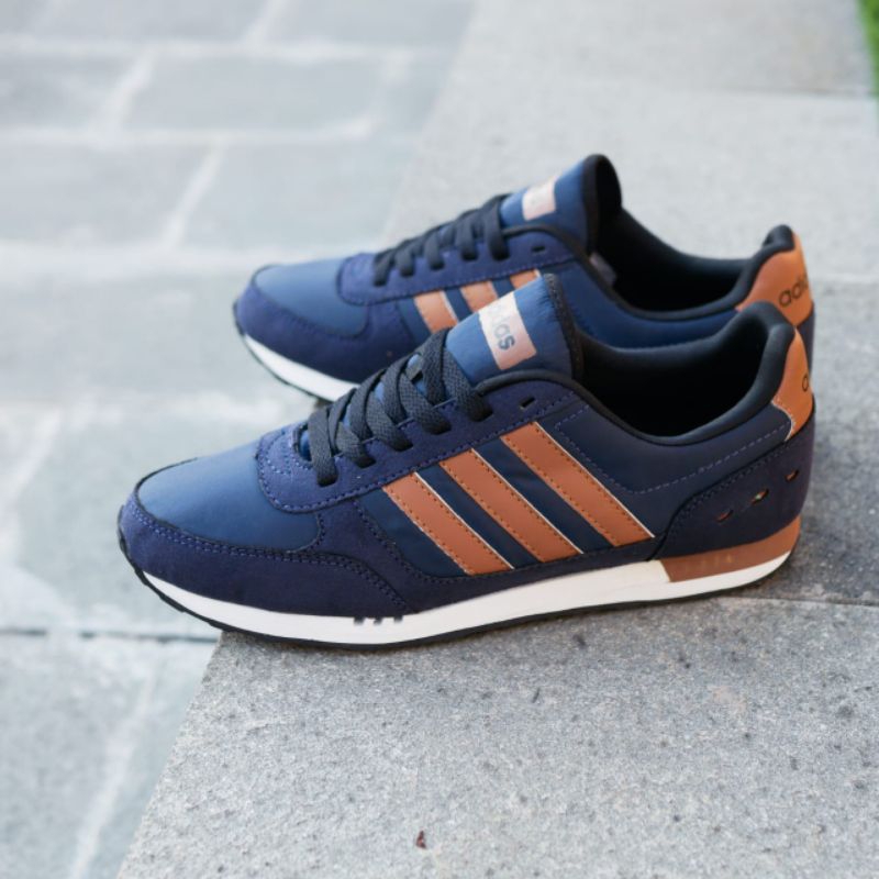 Adidas neo city racer navy brown hotsell