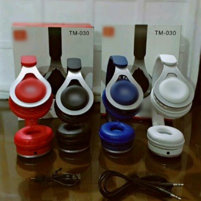 NEW HEADPHONE JB TM-030 BLUETOOTH WIRELESS SUPER BASS TERMURAH