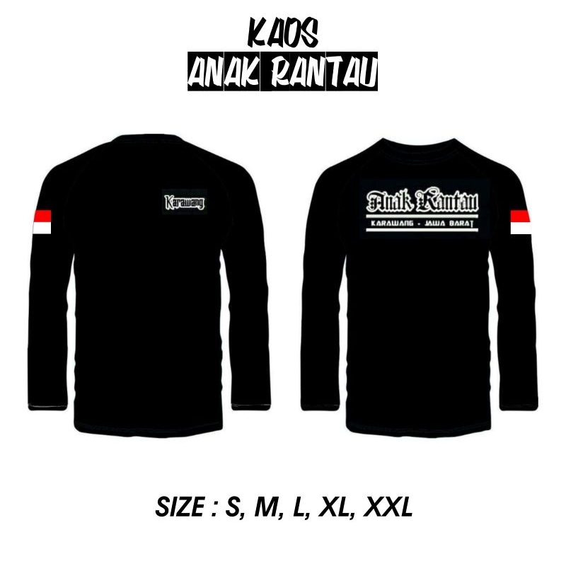 KAOS TANGAN PANJANG ANAK RANTAU KARAWANG