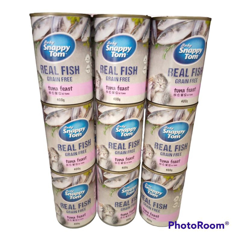 Snappy tom kaleng 400gr Baby Cat Wet food - Tuna Feast