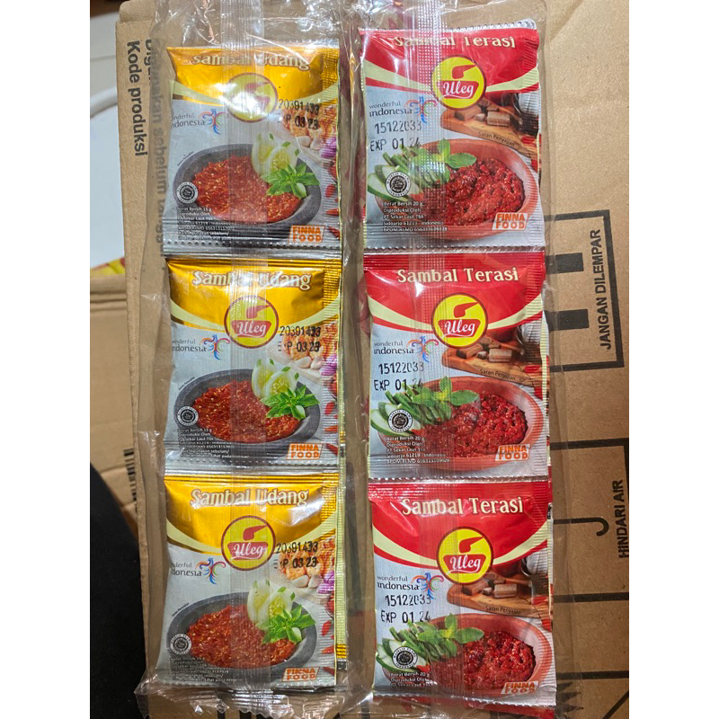 

Uleg Sambal Terasi ( isi 10bks)