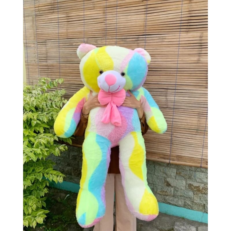 TEDDY BEAR RAINBOW JUMBO 1,2M