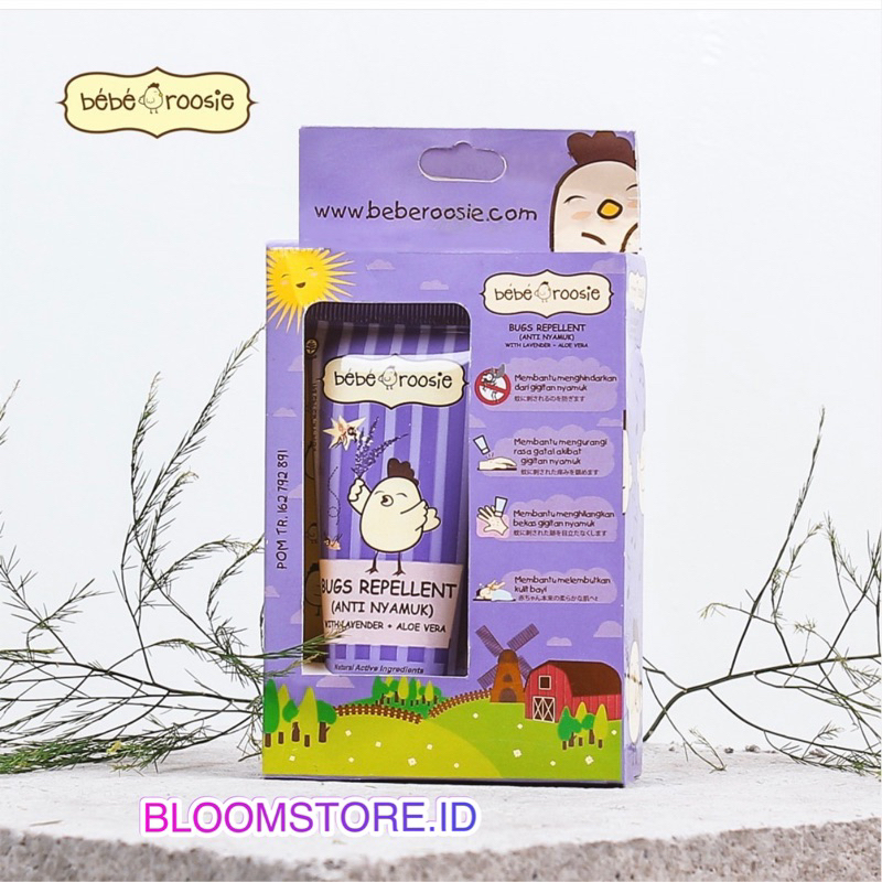 ANTI NYAMUK BEBE ROOSIE Rosie Telon Cream Minyak Bugs Repellent Lavender 60gr Beberosie Beberoosie