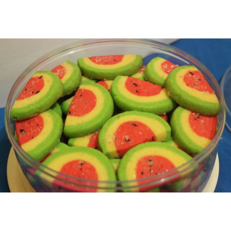 

Kue kukis semangka /cookies and cake/ kue kering
