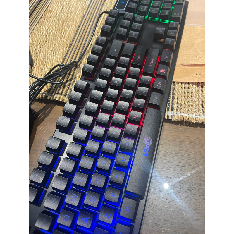 [OBRAL RIJEK] LDKai Gaming Keyboard RGB LED Wired - R260