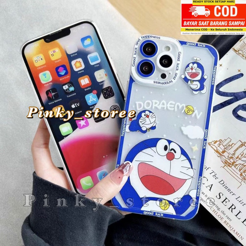 CASING REALME 10 4G/ REALME 9 4G/ 9i/ C55/ C35/ C33/ C31/ C30/ C25Y/ C25S/ C25/ C21Y/ C21/ C20/ C12/ C11 2021/ C11 2020/ C1/ C2/ REALME 2PRO/ SOFTCASE PROTECTOR CAMERA MOTIF DORAEMON/ MICKEY