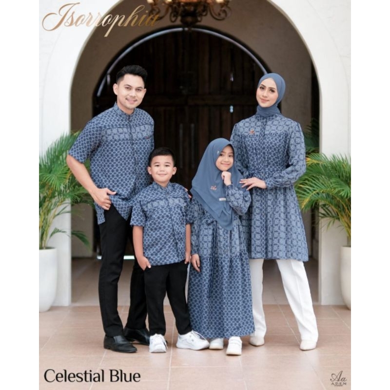 RIHAIA - Sarimbit Keluarga 2023 Isorrophia Adha Series by Aden Hijab