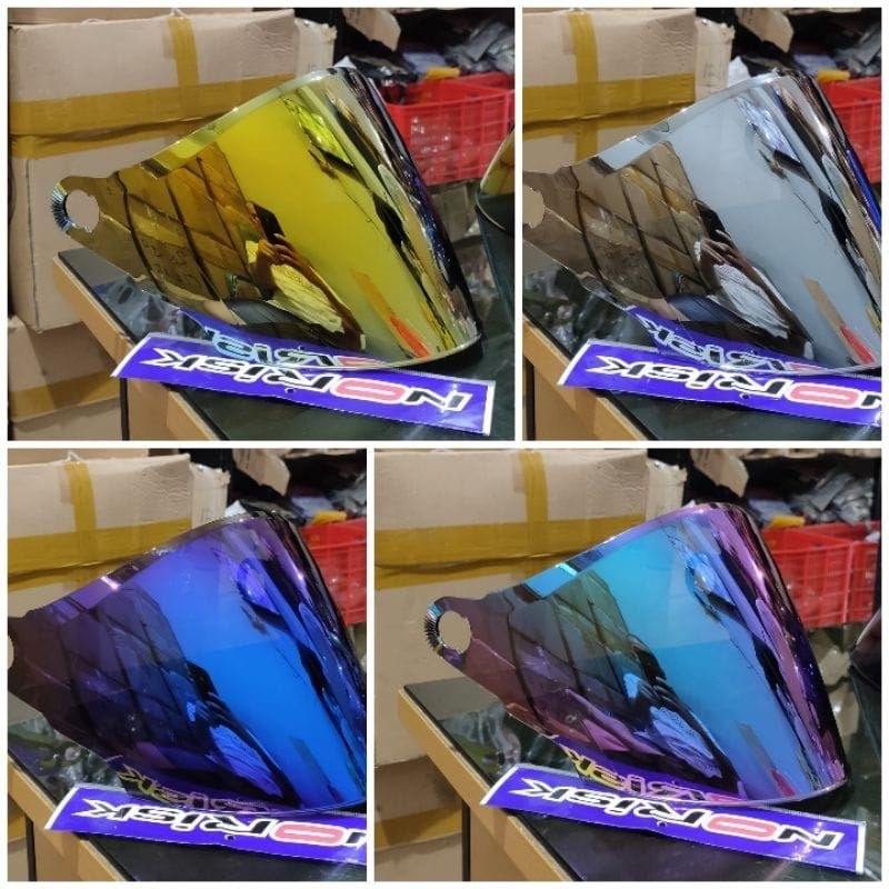 kaca helm kyt 2vision venom open iridium