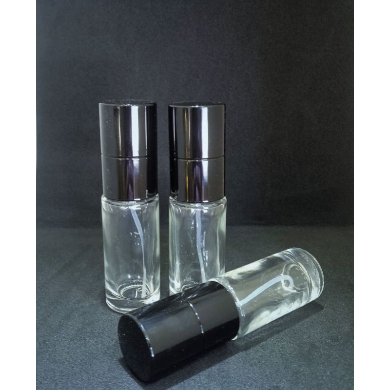 BOTOL HM TUTUP BLACK &amp; SILVER 14 ML