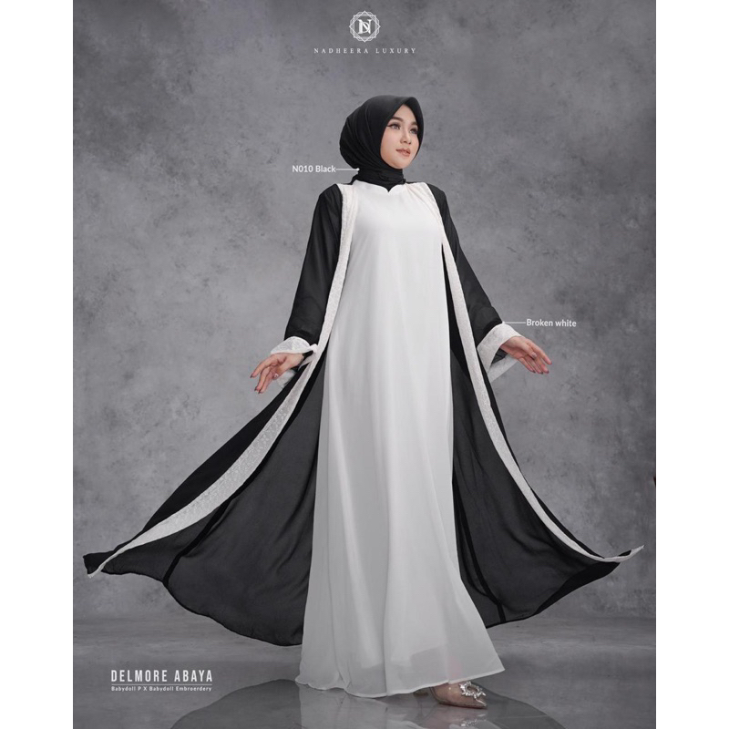 DRESS LEBARAN | ABAYA UMROH SPECIAL NADHEERA LUXURY ABAYA DELMORE