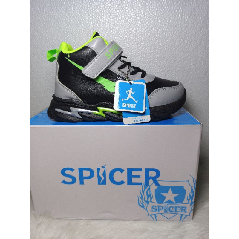 SEPATU SPORT SPICER IMPORT VELCRO,SEPATU CASUALANAK, SEPATU  FASHION MASA KINI